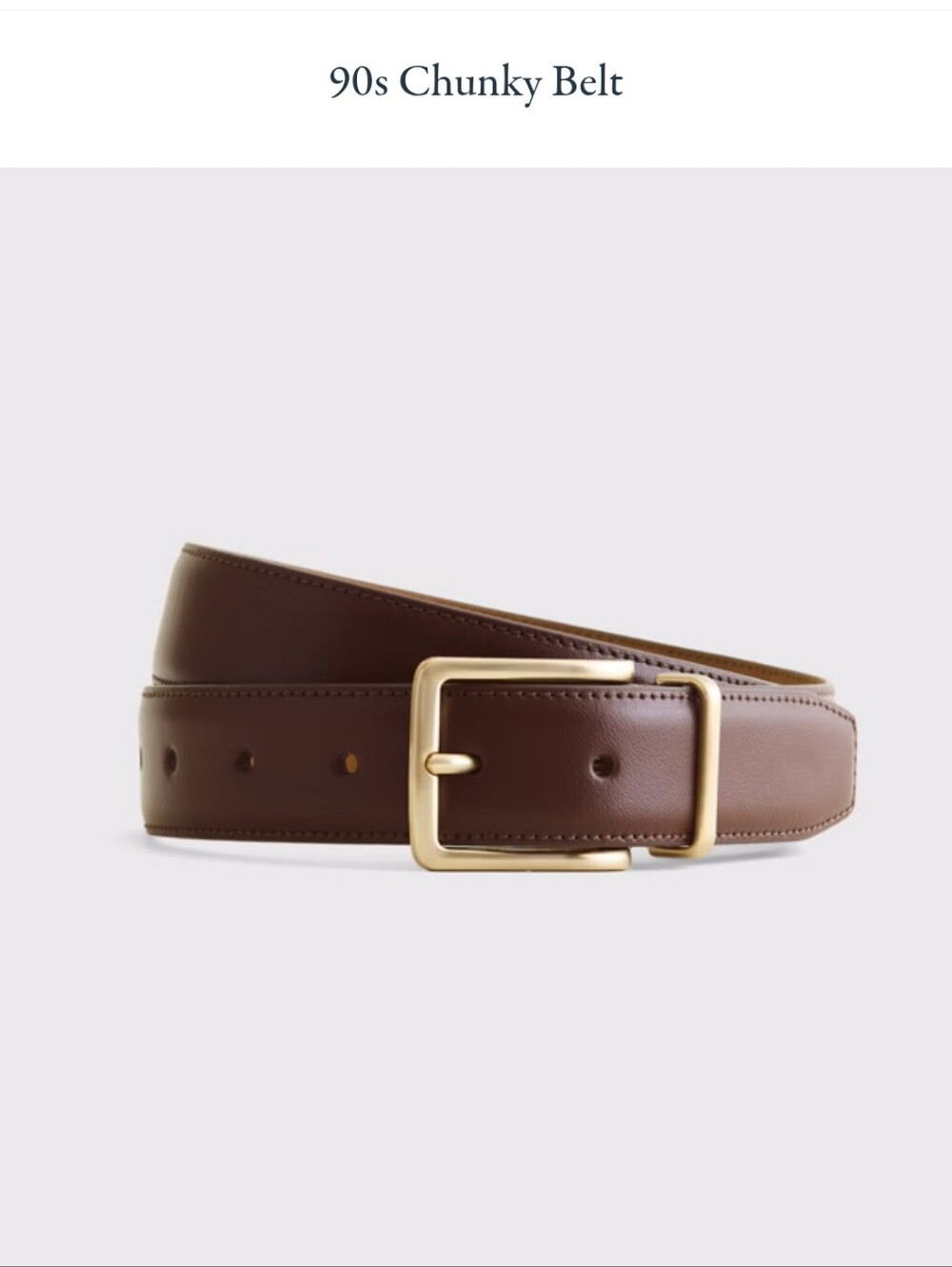 A&F 90's Chunky Belt